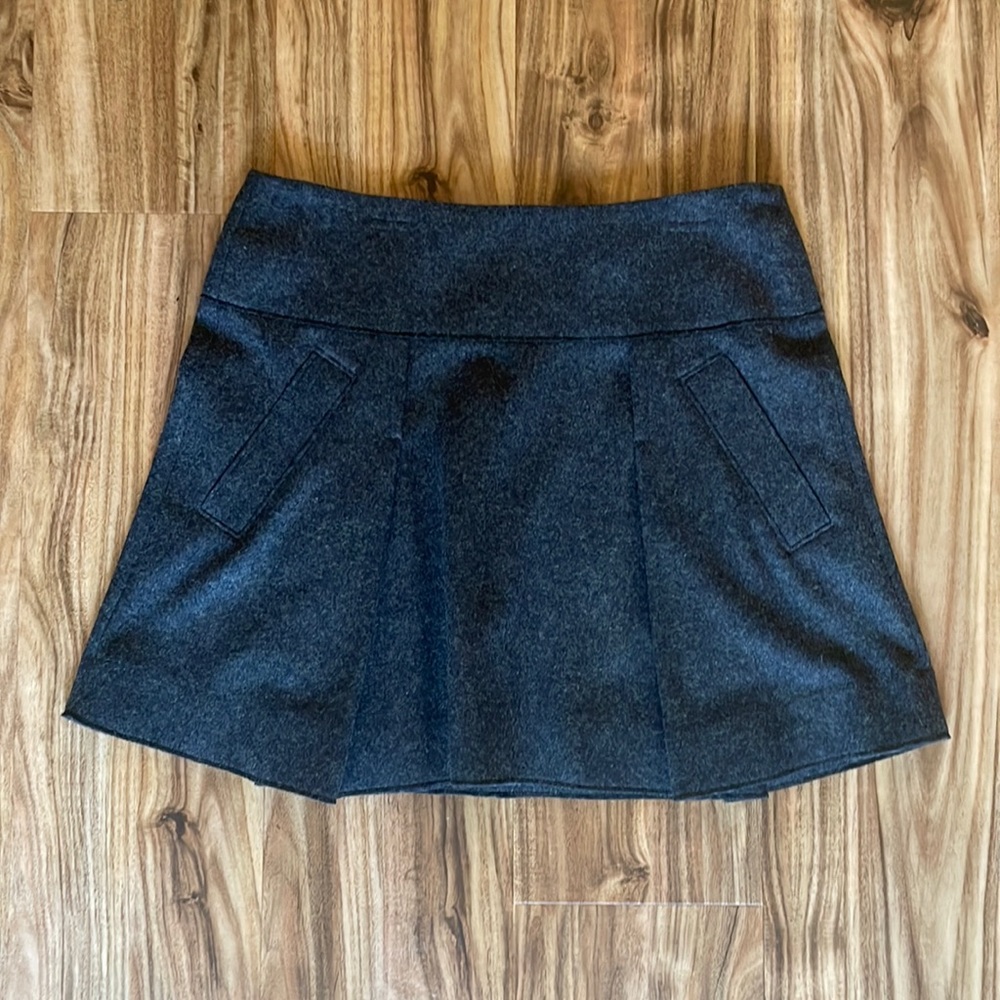 Vince gray wool skirt